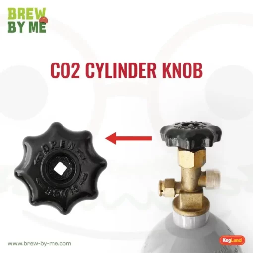 Co2 cylinder knob